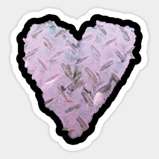 Metal Heart Sticker